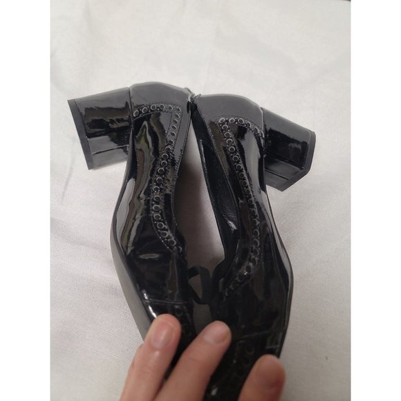 Jeffrey Campbell Ibiza Last Handmade Twig Size 6 Black Pump Oxford - Picture 8 of 8